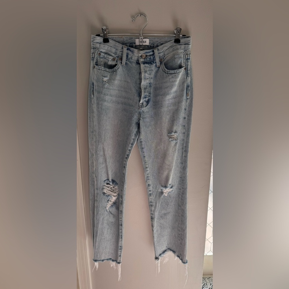 Pistola CHARLIE HIGH RISE STRAIGHT - DESTINATION DISTRESS Jeans (size 26)